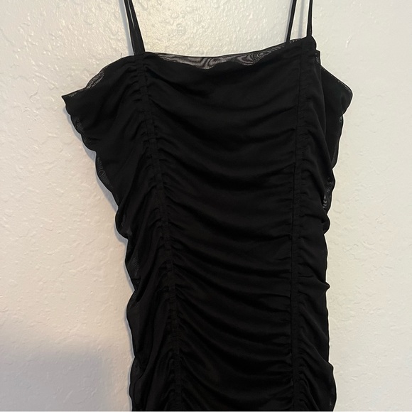 Urban outfitters black mesh dress size medium - Picture 2 of 4